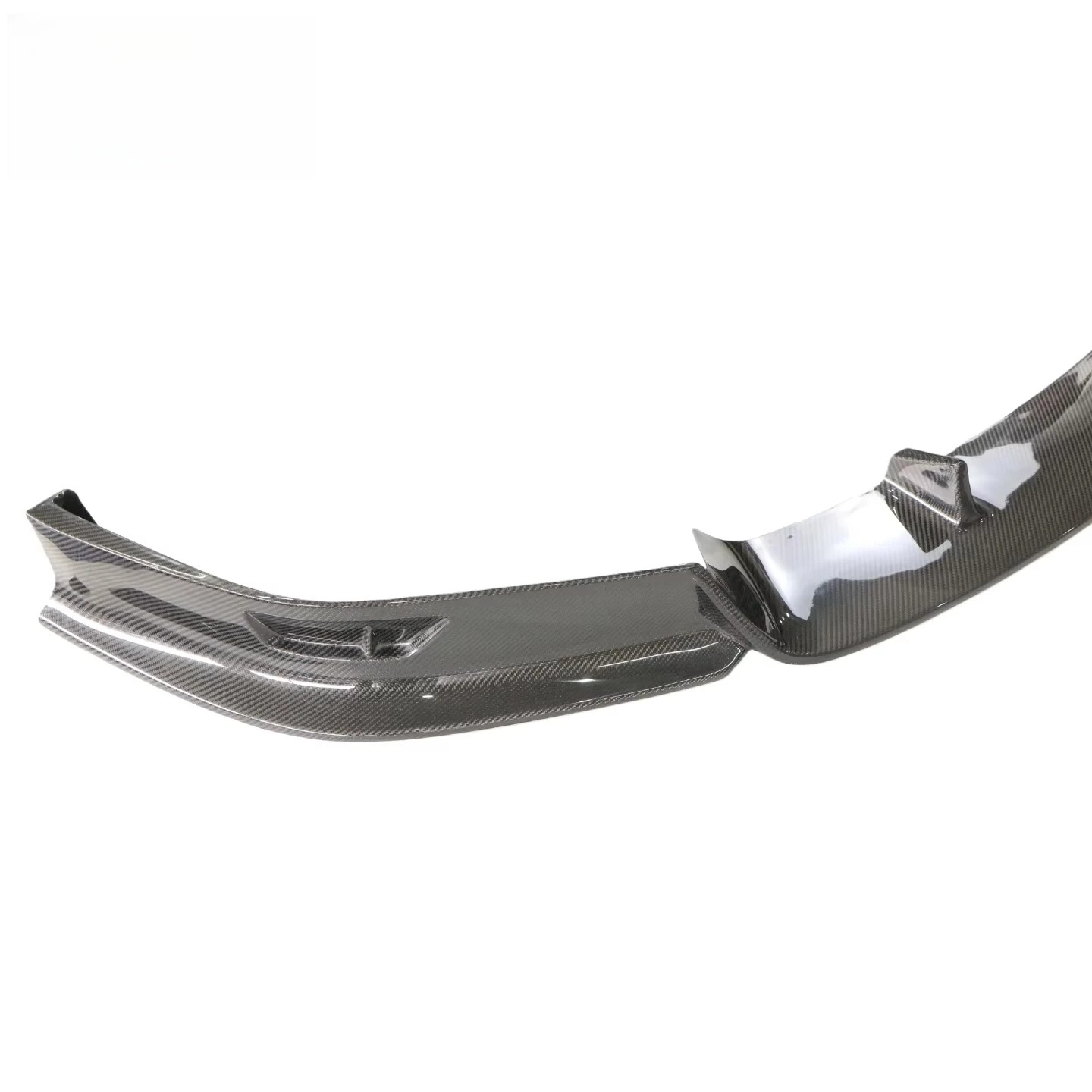 Carbon Fiber Front Bumper Lip for  Model X Body Kit YG Style Carbon Fiber Material Front Lip Splitter Chin Guard Protector